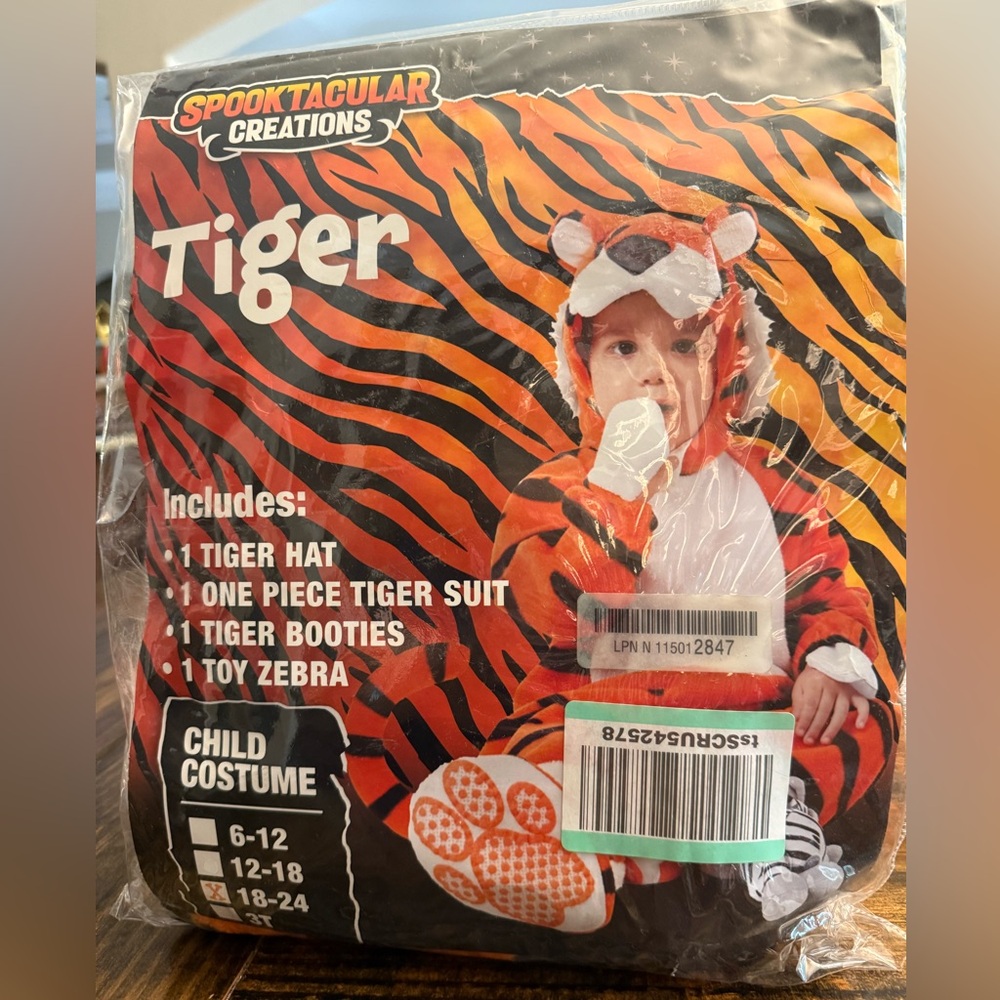 Spooktacular Creations Adorable Tiger Costume for Kids (18-24 M)